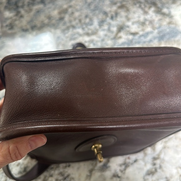 Vintage Authentic Brown Leather Coach handbag - Picture 3 of 5